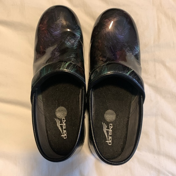 DANSKO PROFESSIONAL CLOGS SIZE:39 COLOR:BLACK, purple, GREEN GOOD CONDITION - Picture 11 of 12